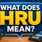 what-does-hru-mean