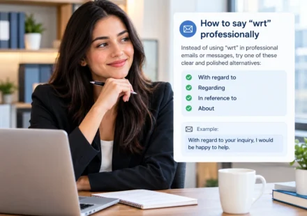 how-to-say-wrt-professionally